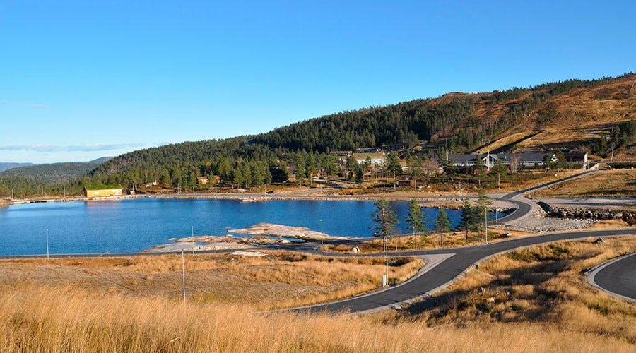 Badeplass ved rulleskianlegget Galleribilde