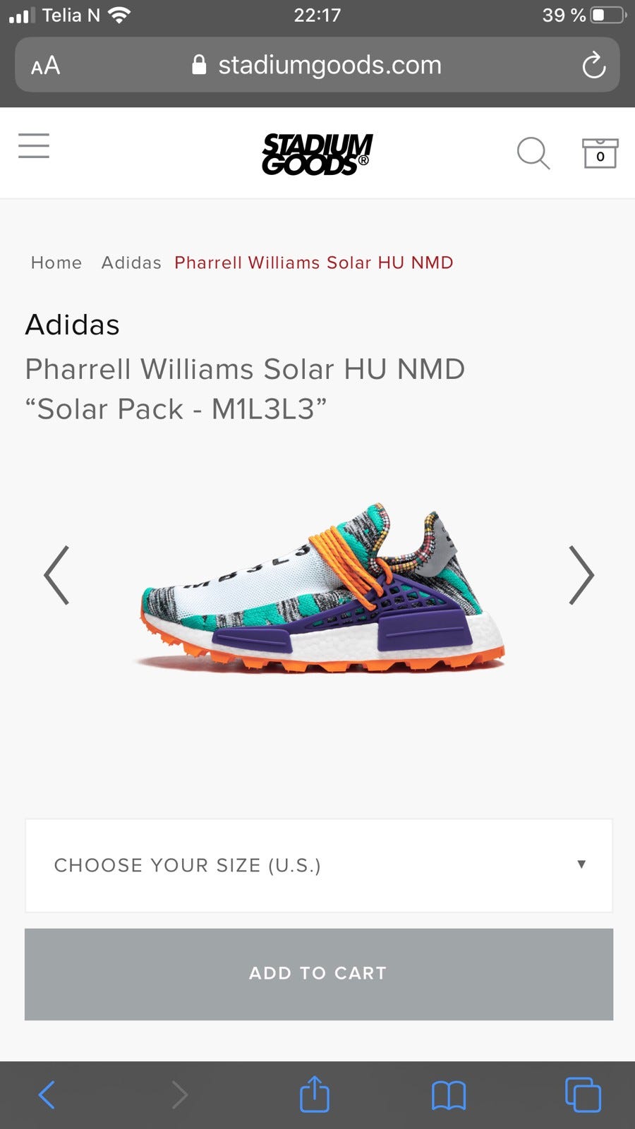 solar hu nmd sizing