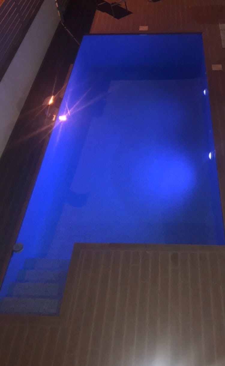 Privat basseng Galleribilde