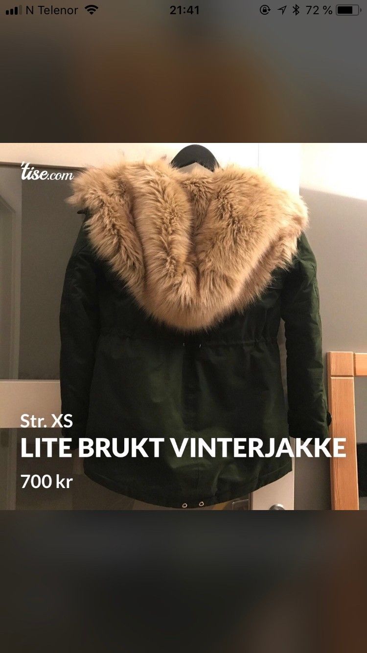Jakke fra Zara med stor pels | FINN.no Jakke fra Zara med stor pels | FINN.no
