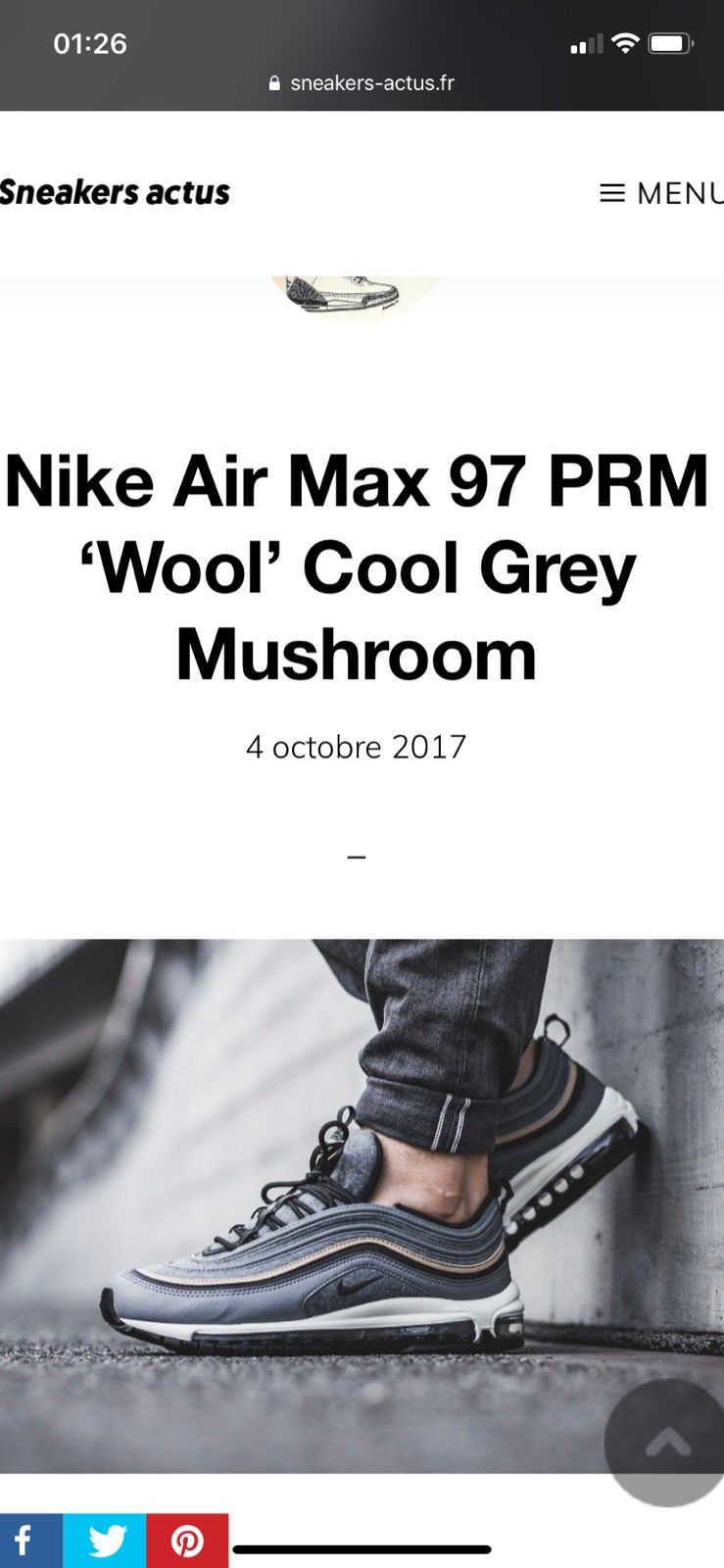 air max 97 cool grey mushroom