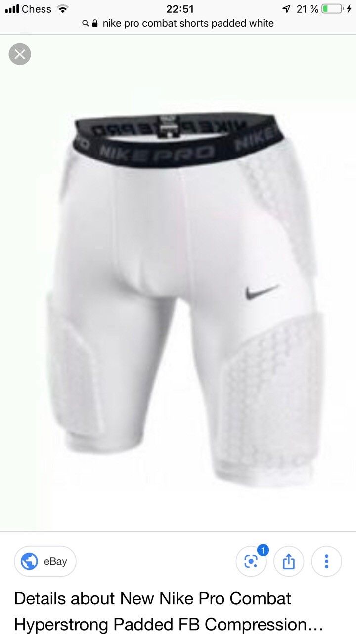 nike pro combat shorts padded