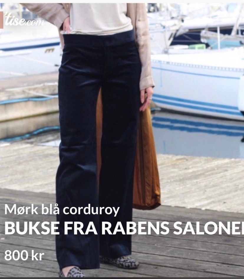 Rabens saloner | FINN.no Corduroy bukser • Tise