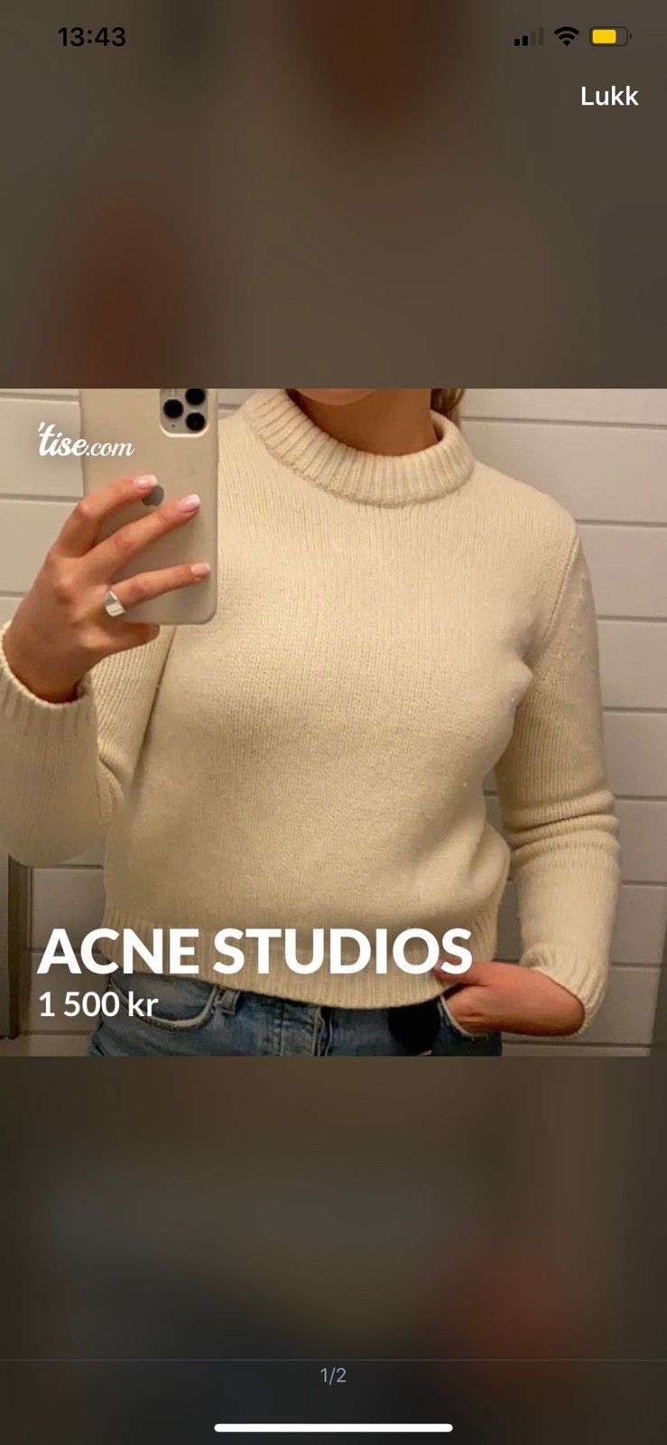 Acne studios genser | FINN.no Acne studios genser | FINN.no