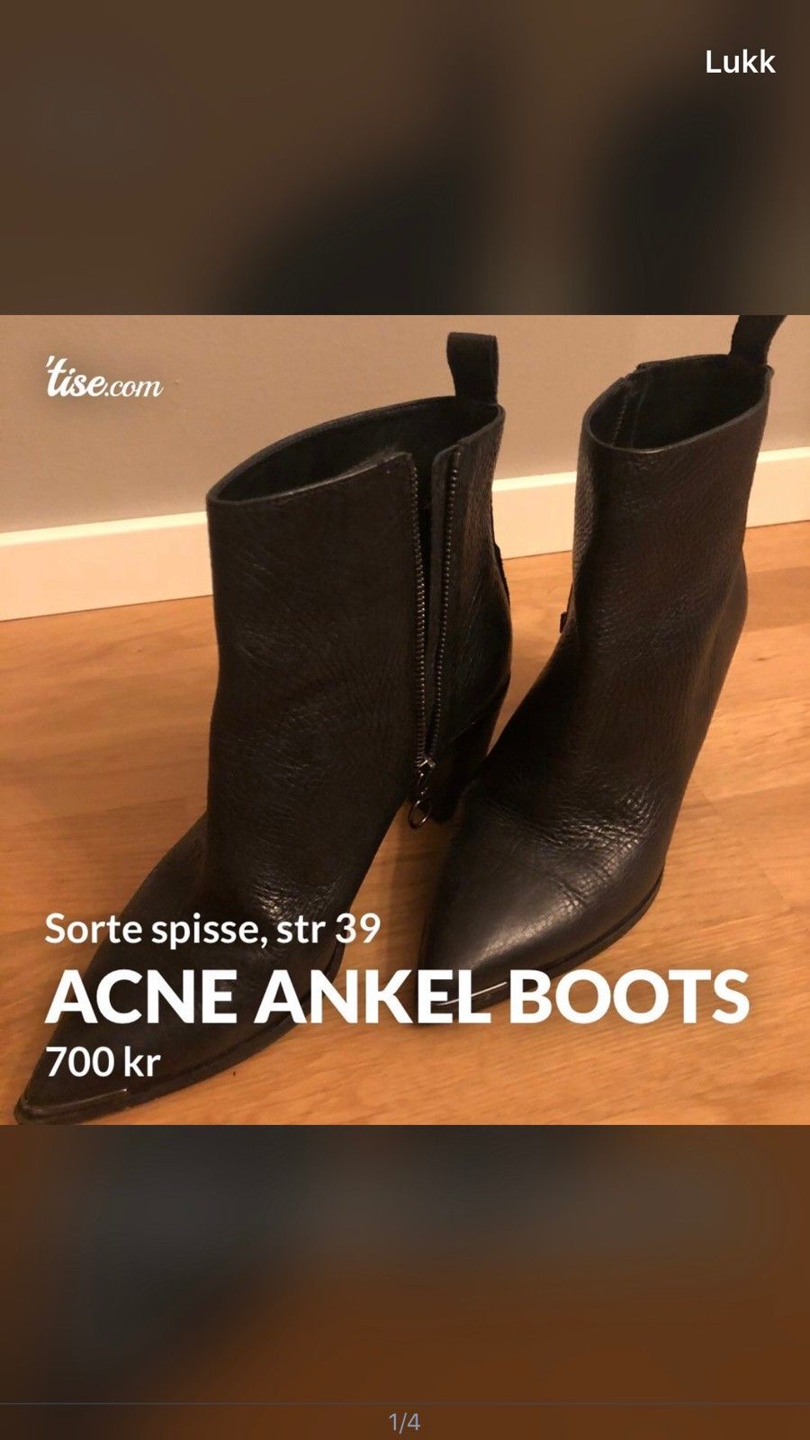 Acne boots | FINN.no Acne track boots skinn sko | FINN.no