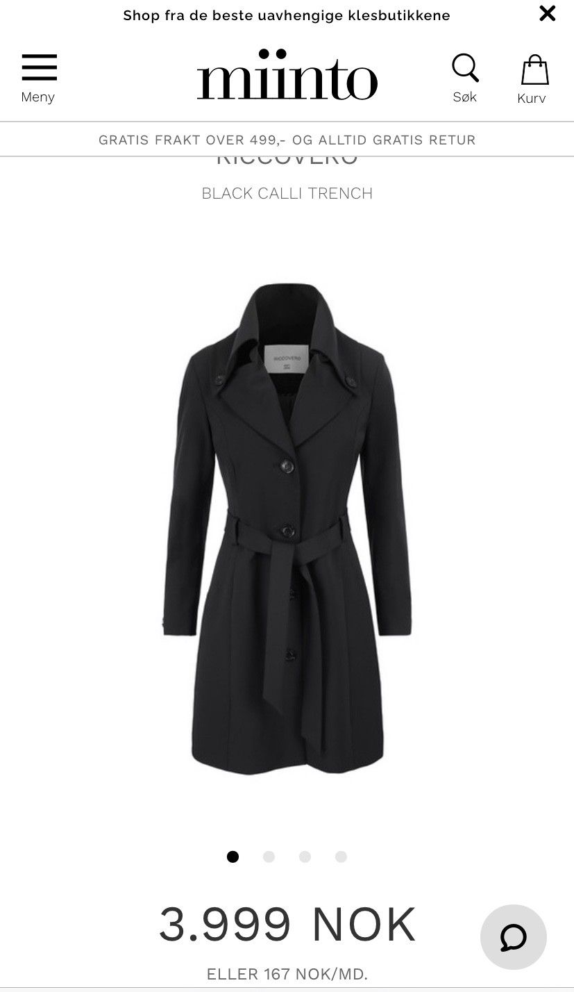 Ricco Vero trench coat | FINN.no Riccovero trenchcoat | FINN.no