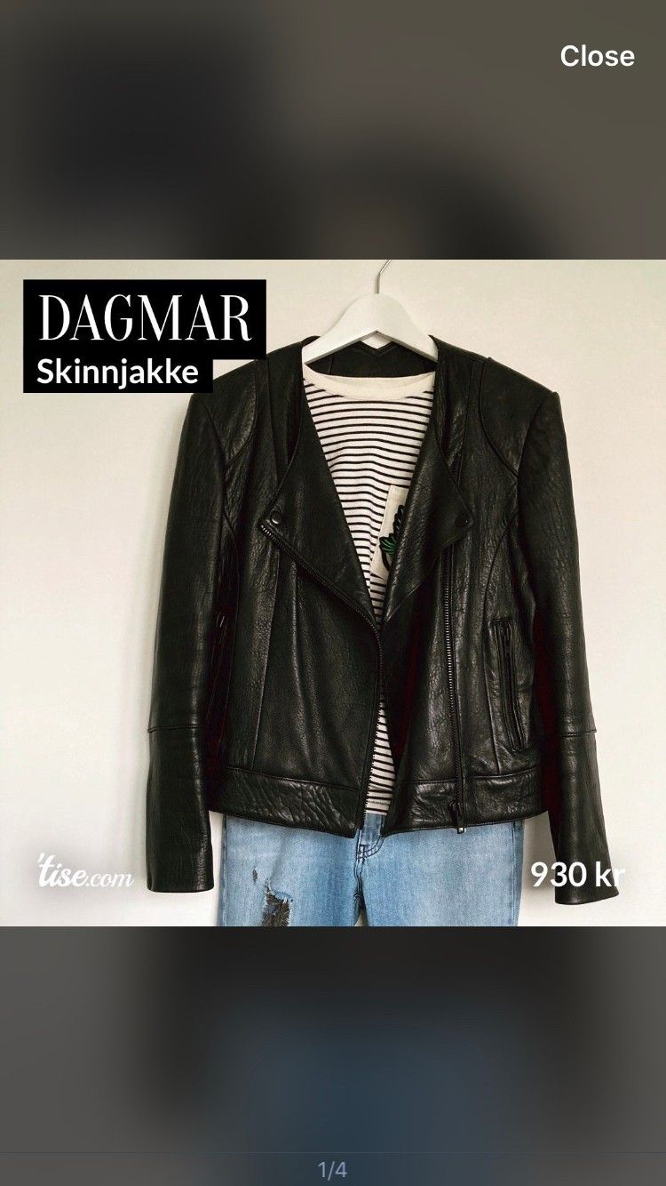Skinnjakke fra DAGMAR | FINN.no Dagmar Skinnjakke | FINN.no
