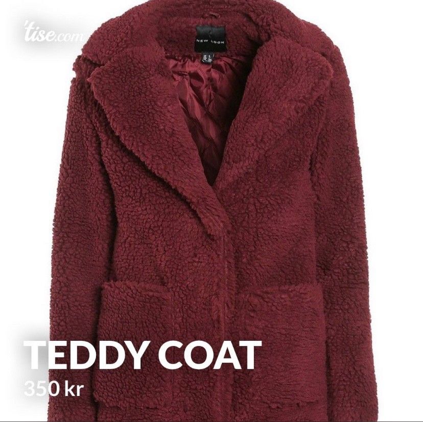 Vinterjakke, Teddy coat | FINN.no Vinterjakke, Teddy coat | FINN.no