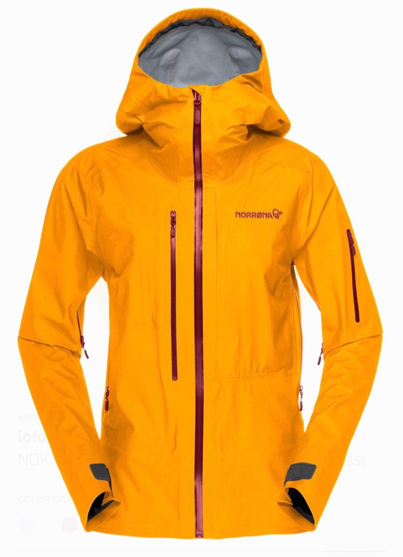 Oransje Norrøna Røldal Gore Tex Jakke Oransje Norrøna Røldal Gore Tex Jakke