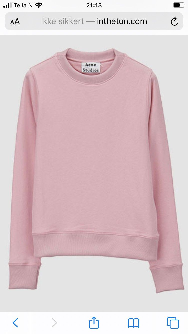 Acne studios lys rosa genser | FINN.no Acne studios genser | FINN.no
