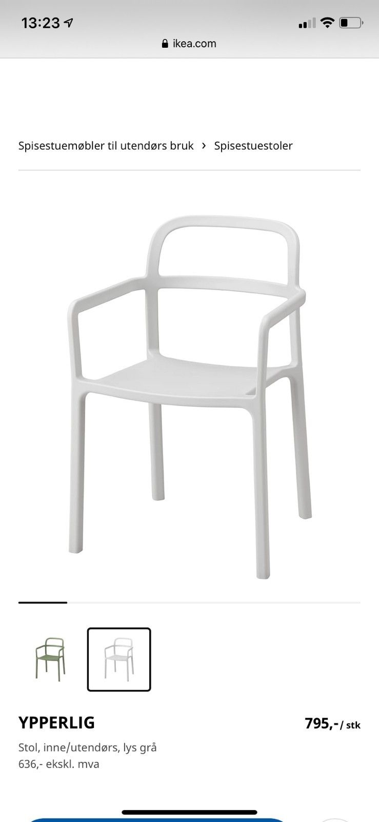 4 stk Ikea ypperlig HAY stoler | FINN.no 4 stk. Ikea Ypperlig stoler MIDLERTIDIG UTSOLGT | FINN.no