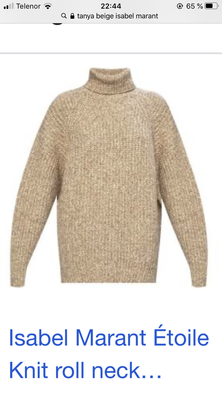 Helt ny Isabel Marant genser Tonya selges | FINN.no Helt ny genser selges | FINN.no