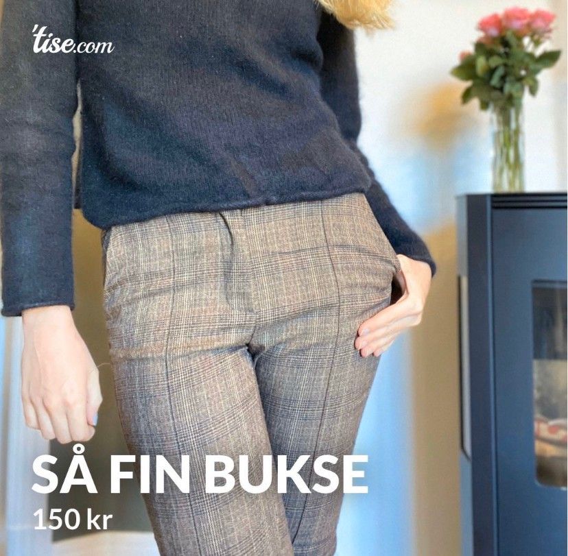 Som ny: Bukse | FINN.no By Timo Cropped Flare Bukse | FINN.no