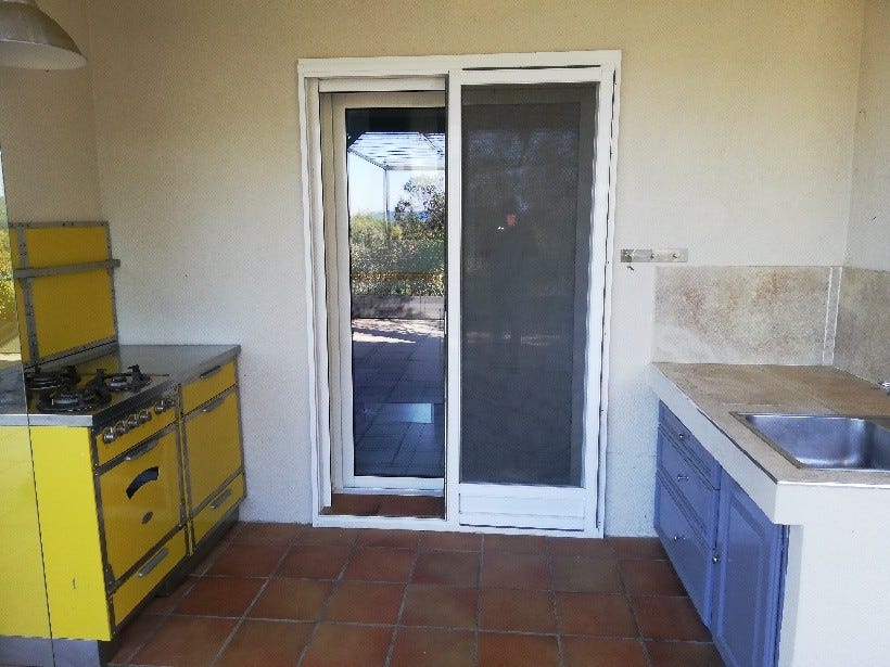 Utekjøkken med gassovn Galleribilde