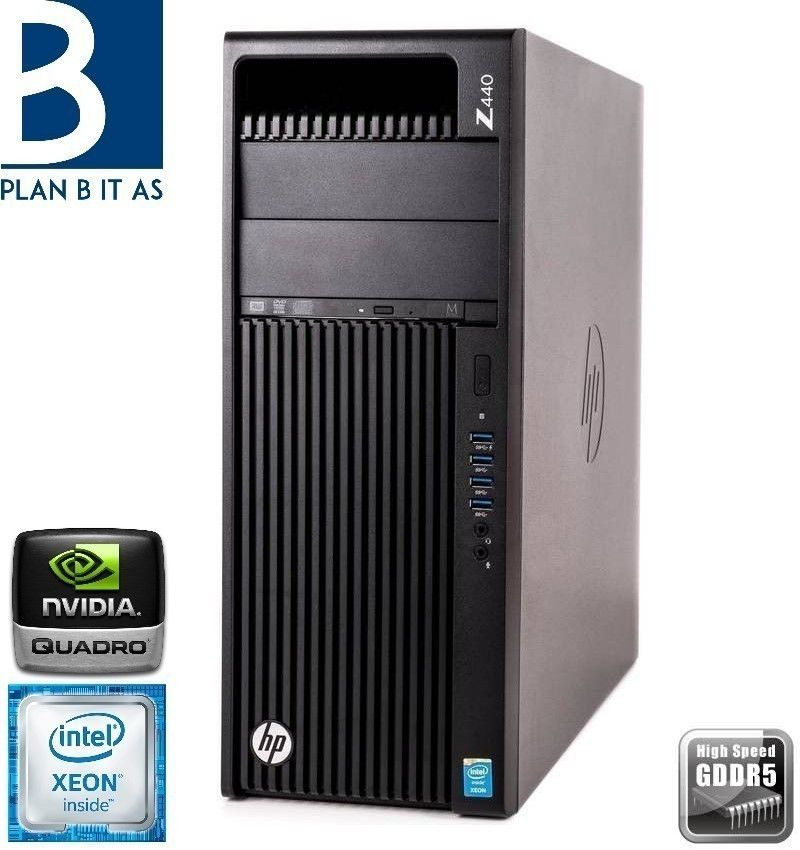 Hp Z440 Workstation Mt Ny I Eske Nvidia Quadro M4000 1tb Xeon 32gb Garanti Finn No