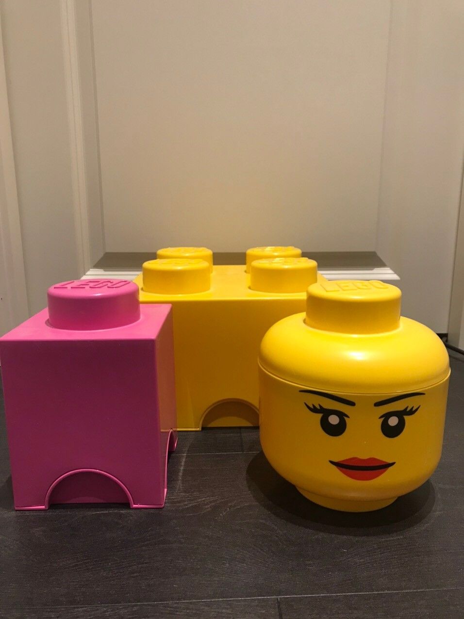 Lego hode oppbevaring