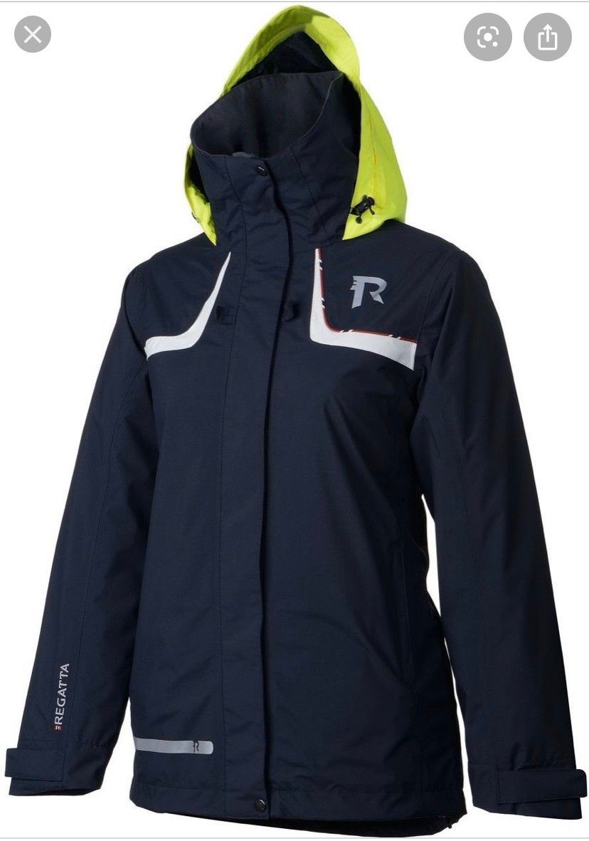Regatta Stavern 2 lags seiljakke til dame, str M, 500kr Regatta Stavern 2 lags seiljakke til dame, str M, 500kr