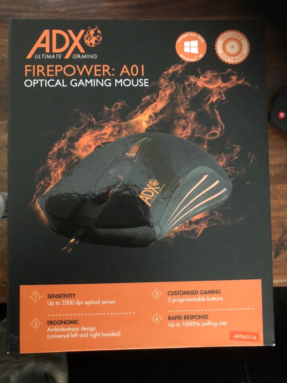 ADX Firepower: A01 optical gaming mouse | FINN.no ADX Firepower A01 optisk gaming mus | FINN.no