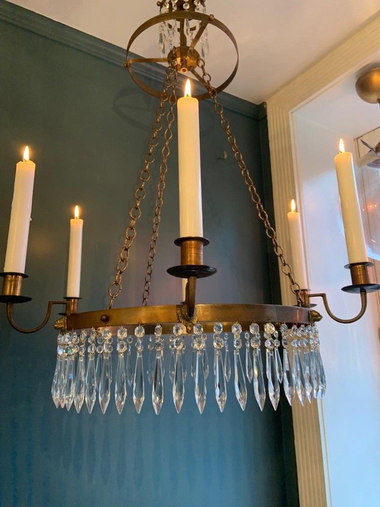 Lysekrone prismekrone krystall krone taklampe lampe Taklampe lampe belysning lysekrone | FINN.no