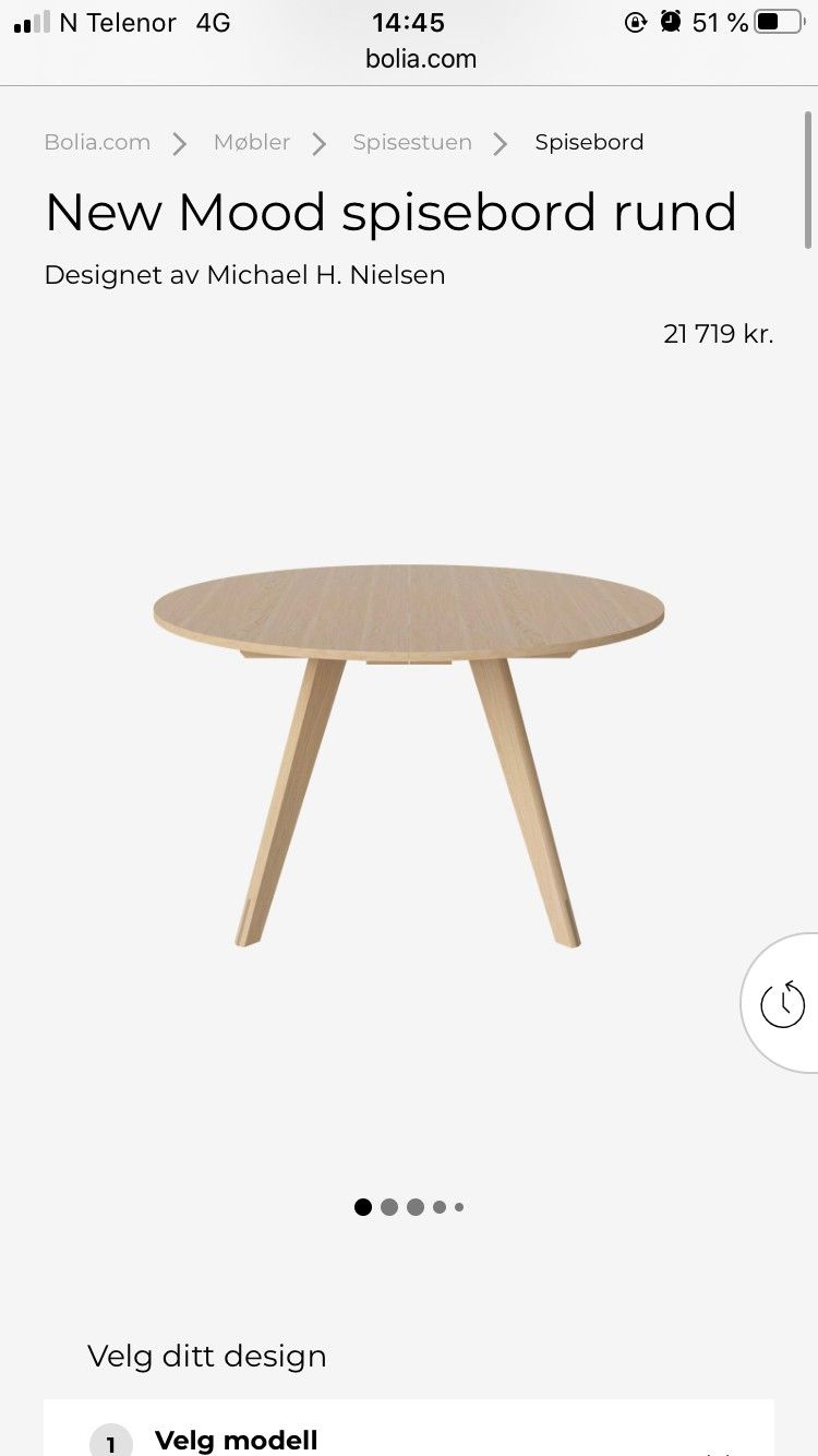 Noen som selger New Mood spisebord i oljet eik fra Bolia Spisebord «New Mood Square Large» | FINN.no