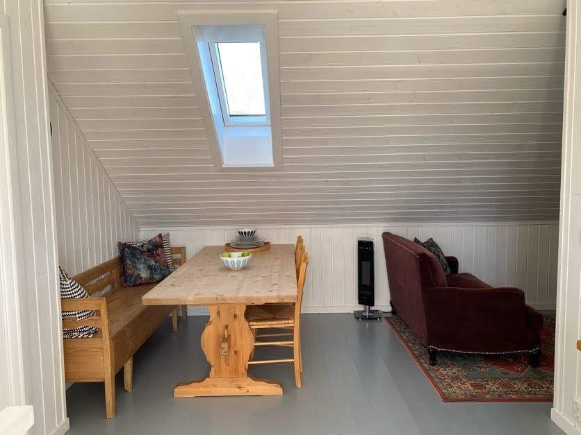 Stue med sitteplass og takvindu Galleribilde