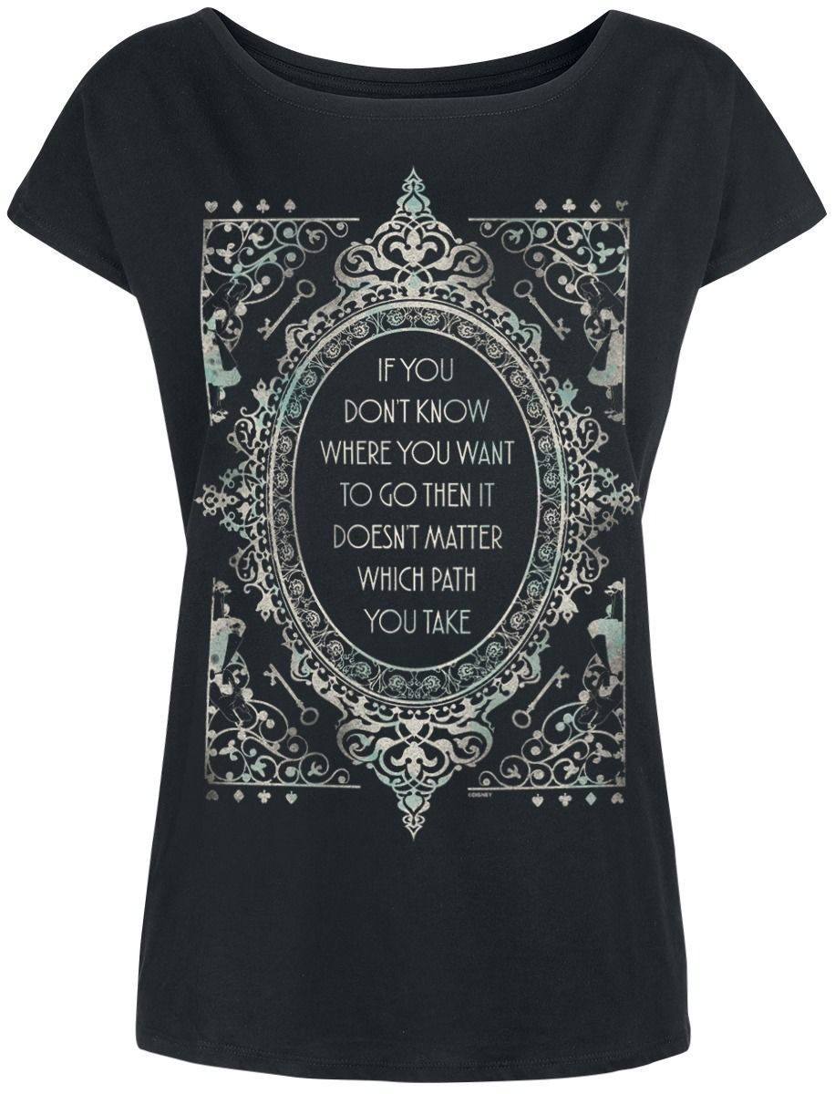 Alice in Wonderland t skjorte, Disney, gothic, alternative Alternative klær og bandskjorter | FINN.no