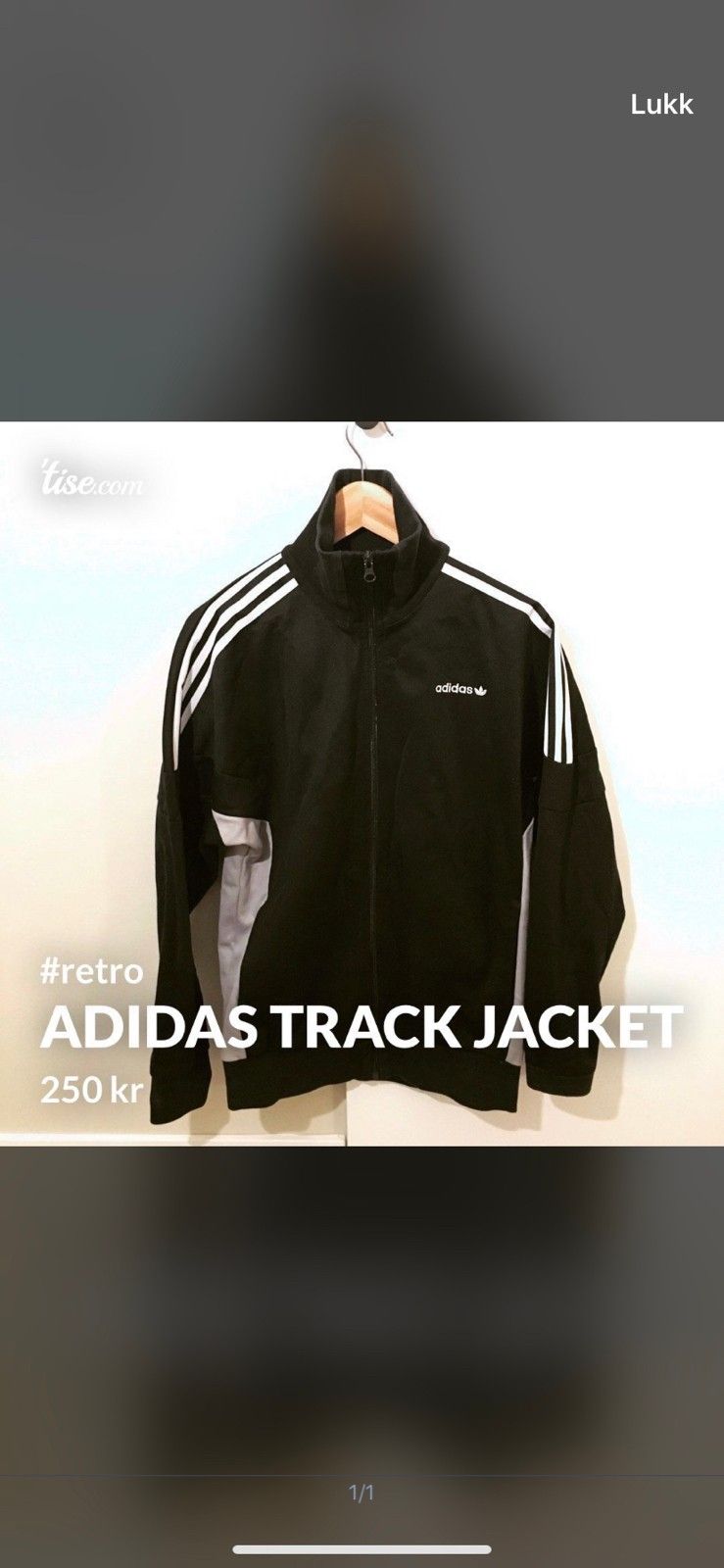 Trackjacket fra Adidas | FINN.no Retro adidas jakke • Tise