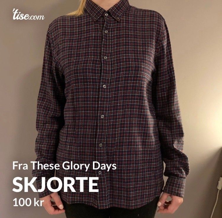 Skjorte fra These Glory Days | FINN.no Skjorte fra These Glory Days 200, | FINN.no