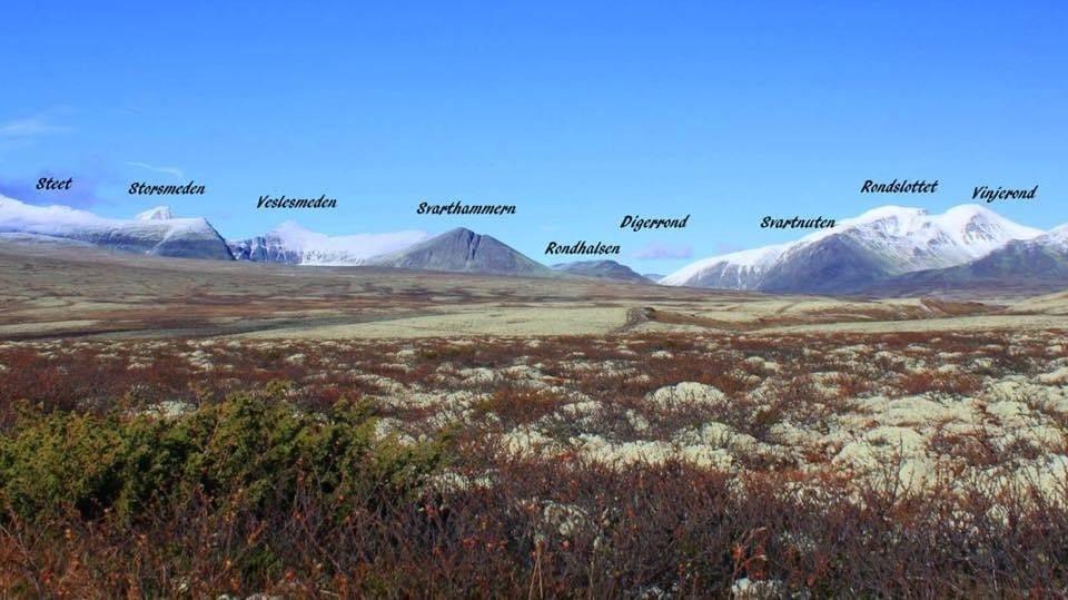 Navn på 2000 toppene Galleribilde