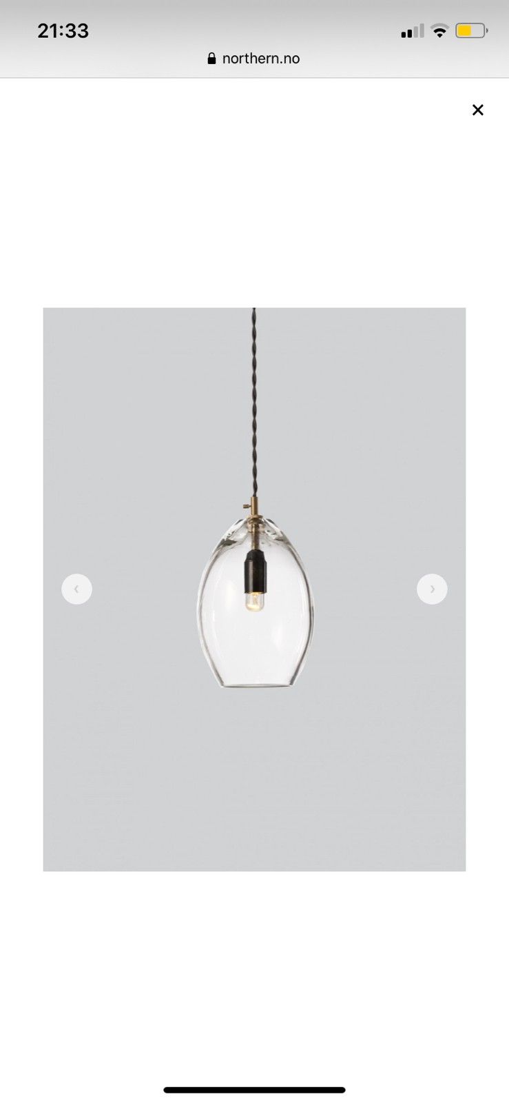 Pent brukte Northern Lighting lamper selges | FINN.no Pent brukte lamper tilsalgs | FINN.no
