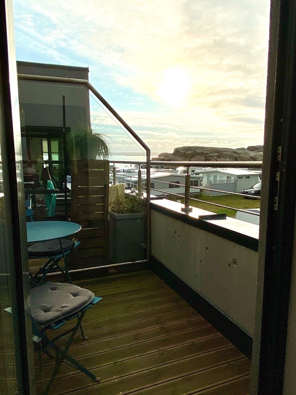 Liten terrasse Galleribilde