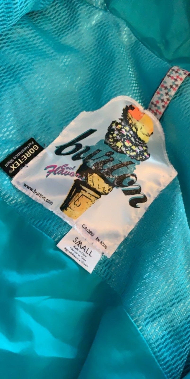 Burton Gore tex jakke, str S, turkis | FINN.no Burton Gore tex jakke, str S, turkis | FINN.no
