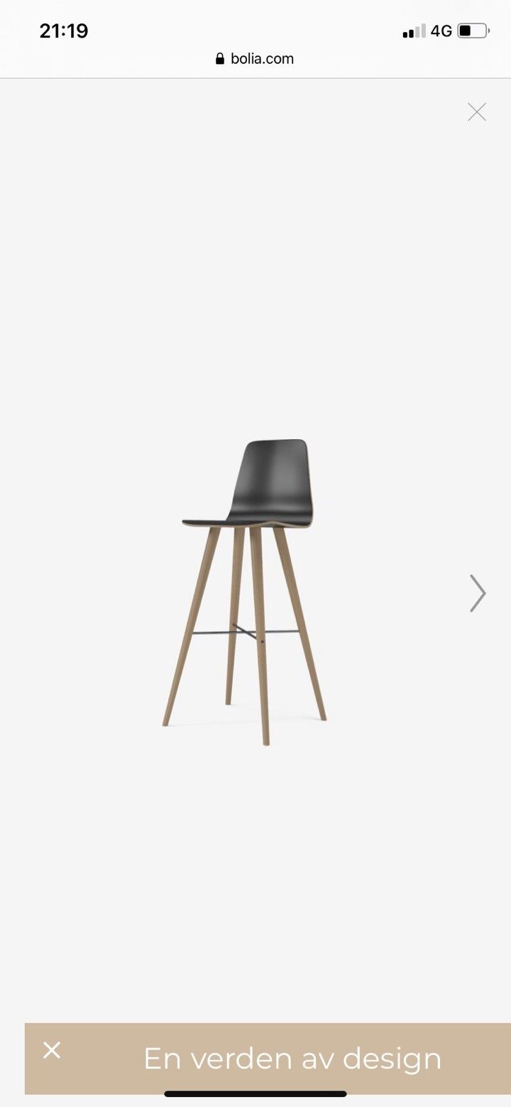 Bolia Beaver High barstol 2 stk | FINN.no Bolia Beaver High barstol 2 stk | FINN.no