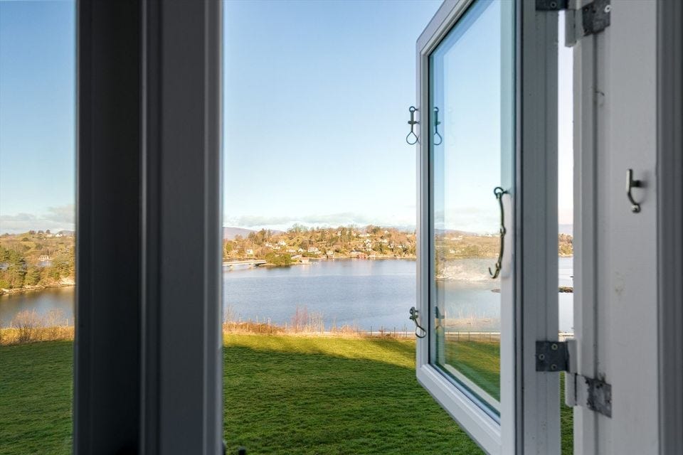 Utsikt fra soverom Galleribilde