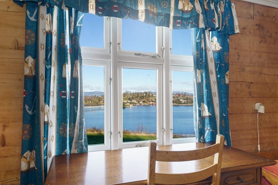 Utsikt fra et av soverommene Galleribilde