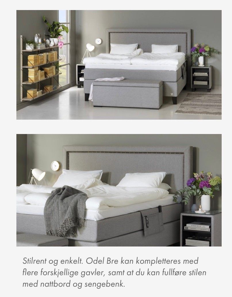 Kontinental 160x 200 | FINN.no Tilbud salg Odel gavl glatt › Sengegavl, sengebenk