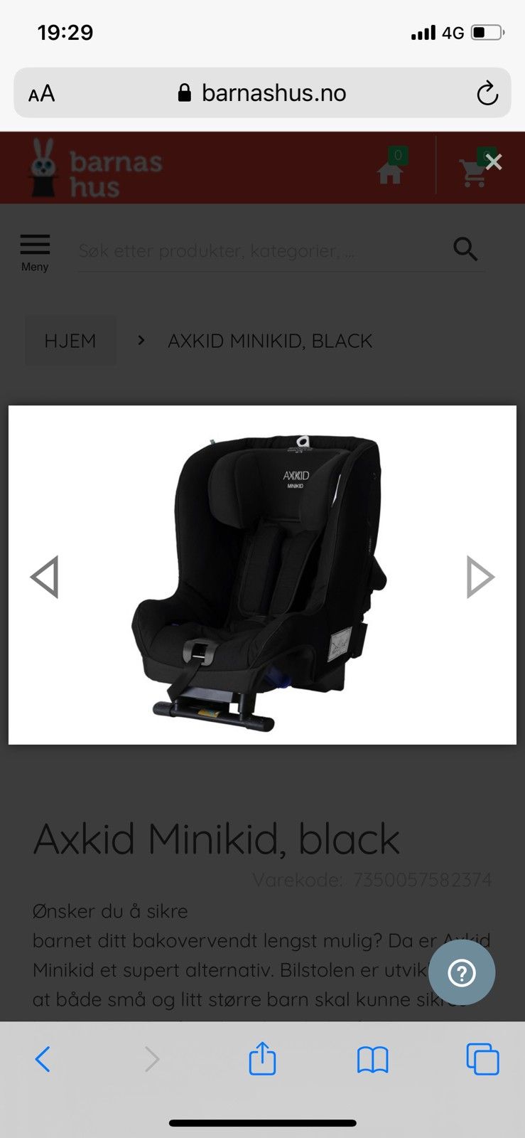 Pent brukt Axkid Minikid | FINN.no Pent brukte vippestoler | FINN.no
