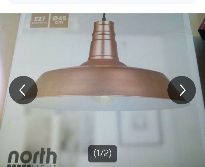 2 STK NYE , STORE KOBBER LAMPE | FINN.no 2 STK NYE , STORE KOBBER LAMPE | FINN.no