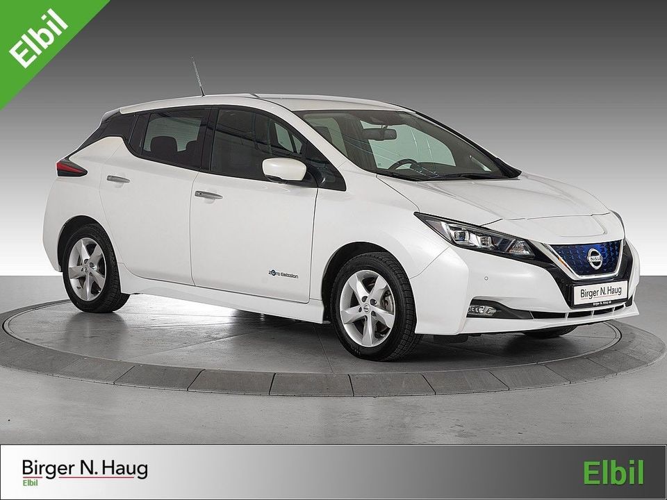 Brukt Nissan Leaf 2018 | 20 800 km | Birger N. Haug Biler til salgs 5 dørs Bruktbiler 5 dørs