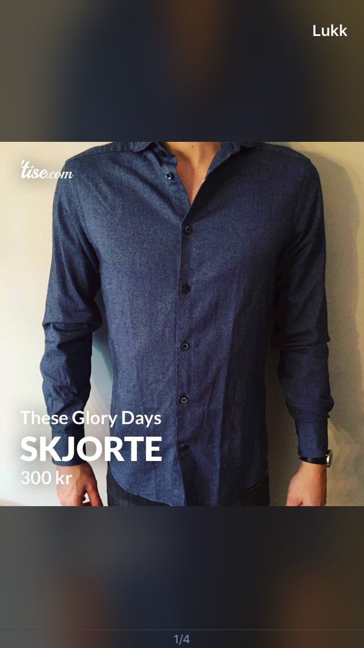 NY These Glory Days skjorte | FINN.no Skjorte fra These Glory Days 200, | FINN.no