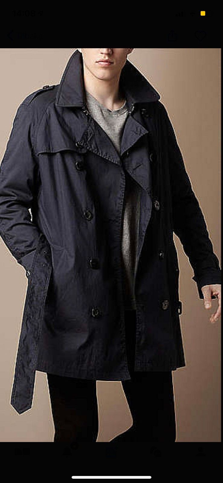 Tidenes mest klassiske herreplagg Burberry trench coat Burberry herre jakke klassisk model | FINN.no