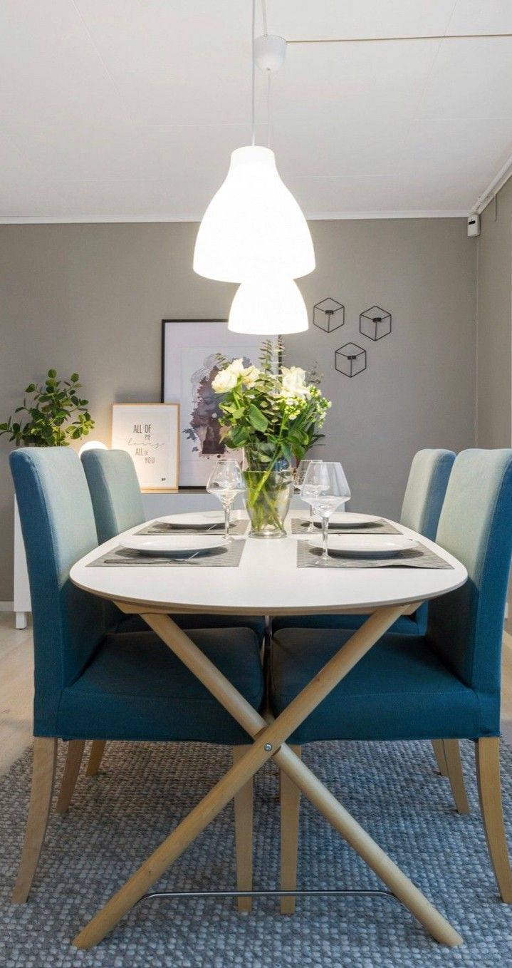 Spisebord fra ikea | FINN.no Stort spisebord fra IKEA og 6 kurvstoler | FINN.no