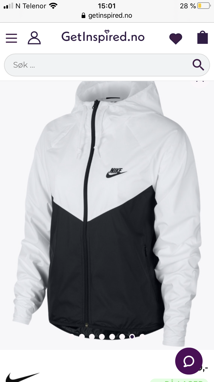 Nike Windrunner Jakke Dame str M som ny | FINN.no Kjempe fin nike jakke | FINN.no