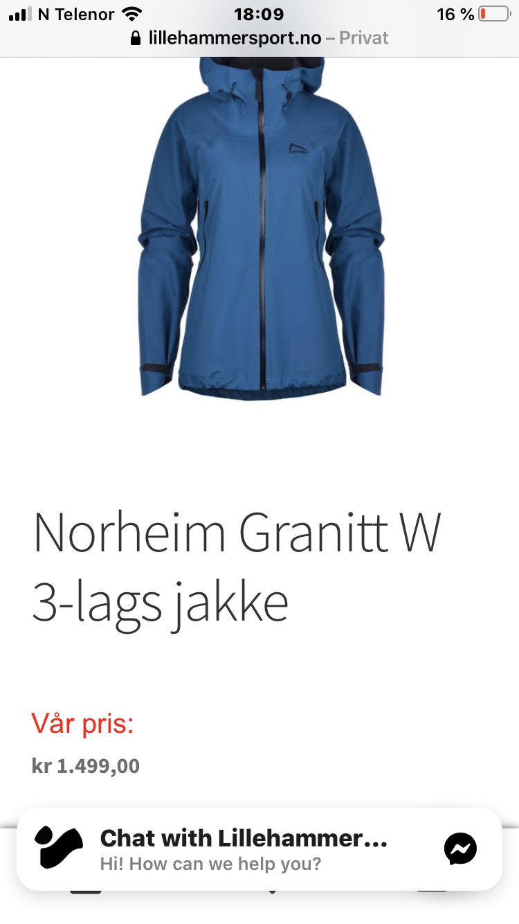 Norheim jakke | FINN.no Norheim Granitt 3 lags jakke Lillehammer Sport