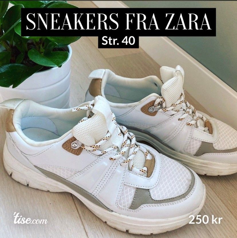Sneakers fra Zara str. 40 | FINN.no Zara sko størrelse 39 | FINN.no