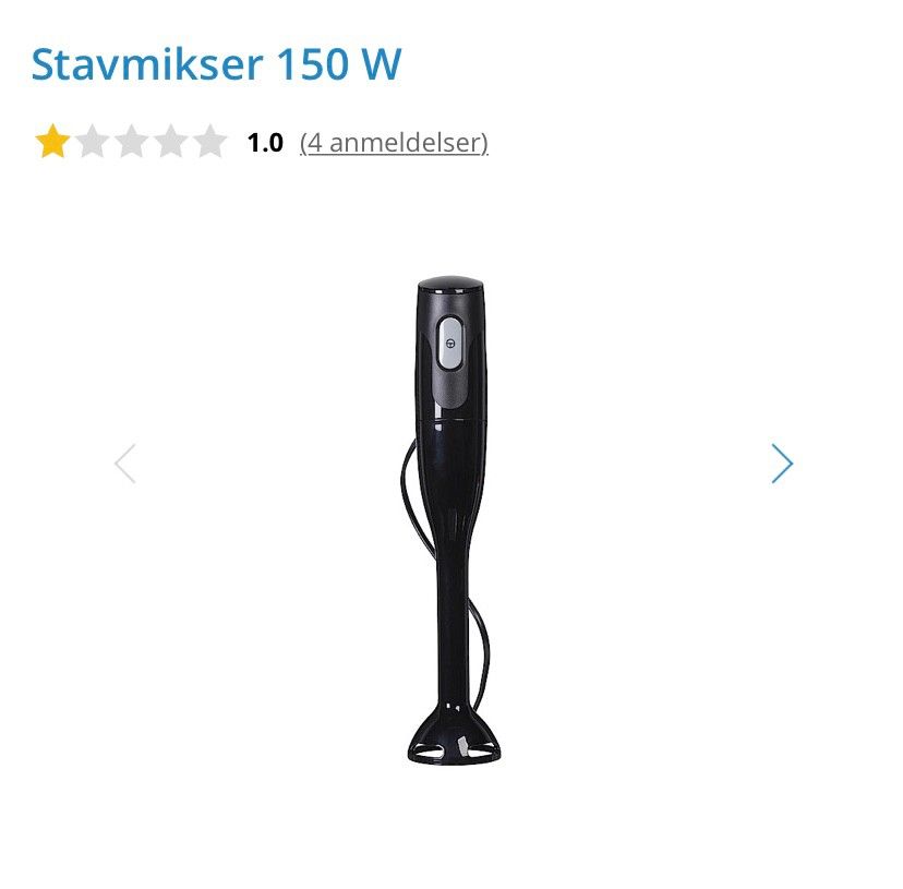 Stavmikser fra Clas Ohlson | FINN.no Stirio v2 automatisk visp | Clas Ohlson
