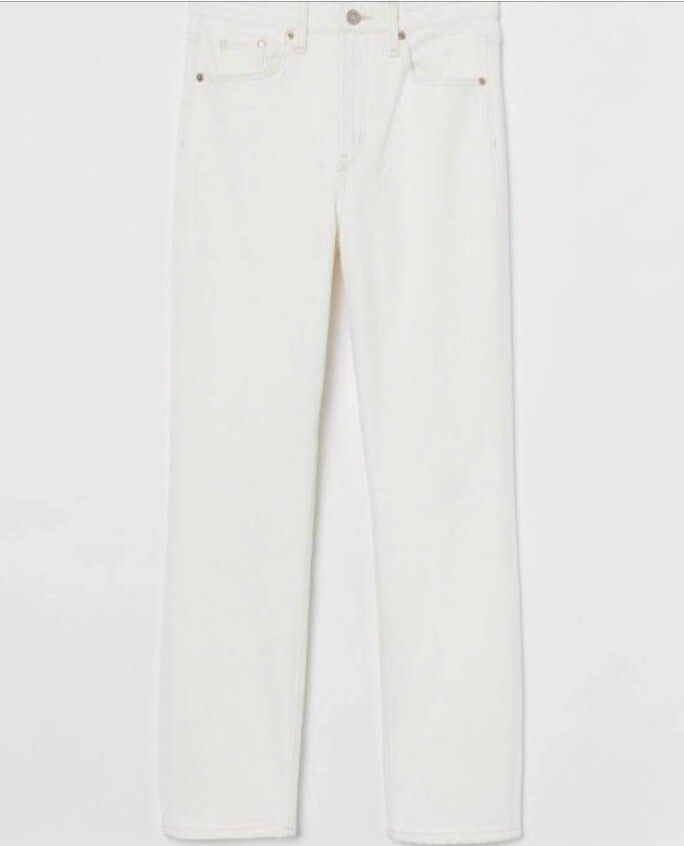 Jeans vintage, høyt liv, ankel, smal | FINN.no SORT denim bukse. Høy på livet. Fra PM. | FINN.no