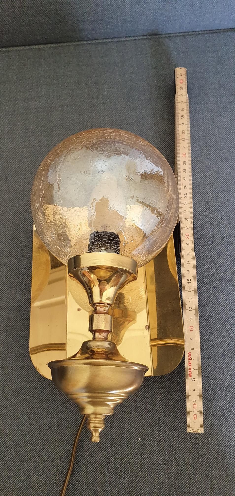 Lampett i messing, retrovintage | FINN.no Retro messing lampe | FINN.no