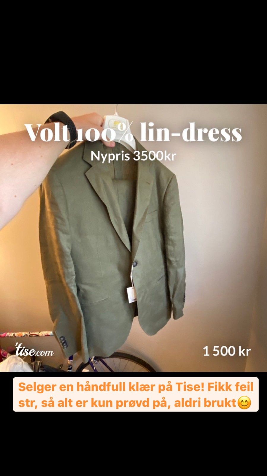 100% lin dress fra Volt | FINN.no Volt Dresspose | FINN.no