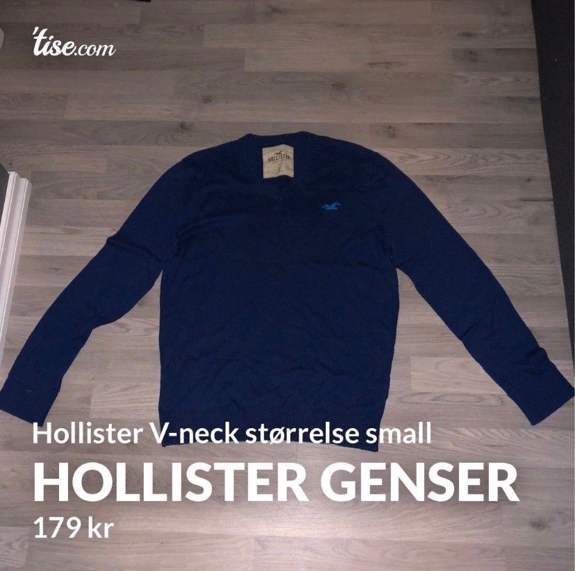 Hollister V neck genser | FINN.no Hollister genser • Tise